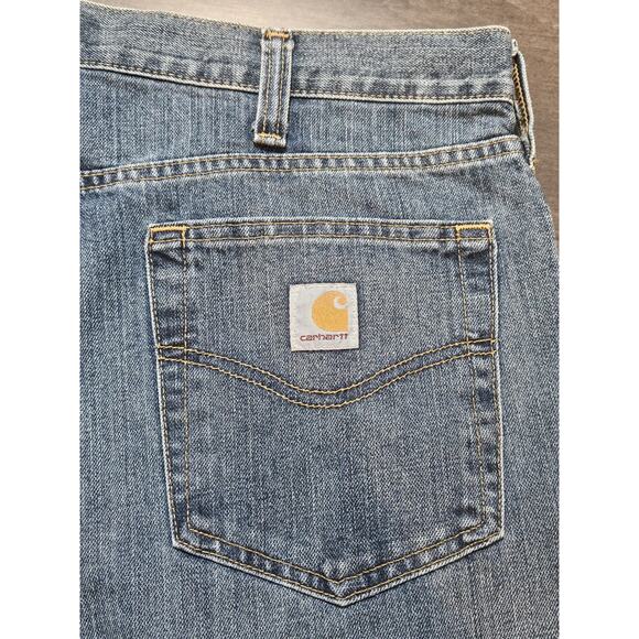 Men's Carhartt Holter Relaxed Fit Straight Leg Jeans Size 38X32 NWT 101483-980 - Picture 3 of 7